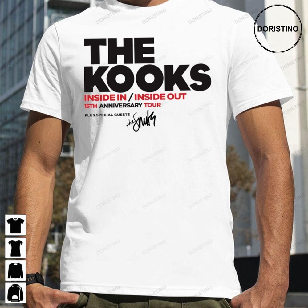 15th Anniversary Inside In Inside Out The Kooks Limited Edition T-shirts